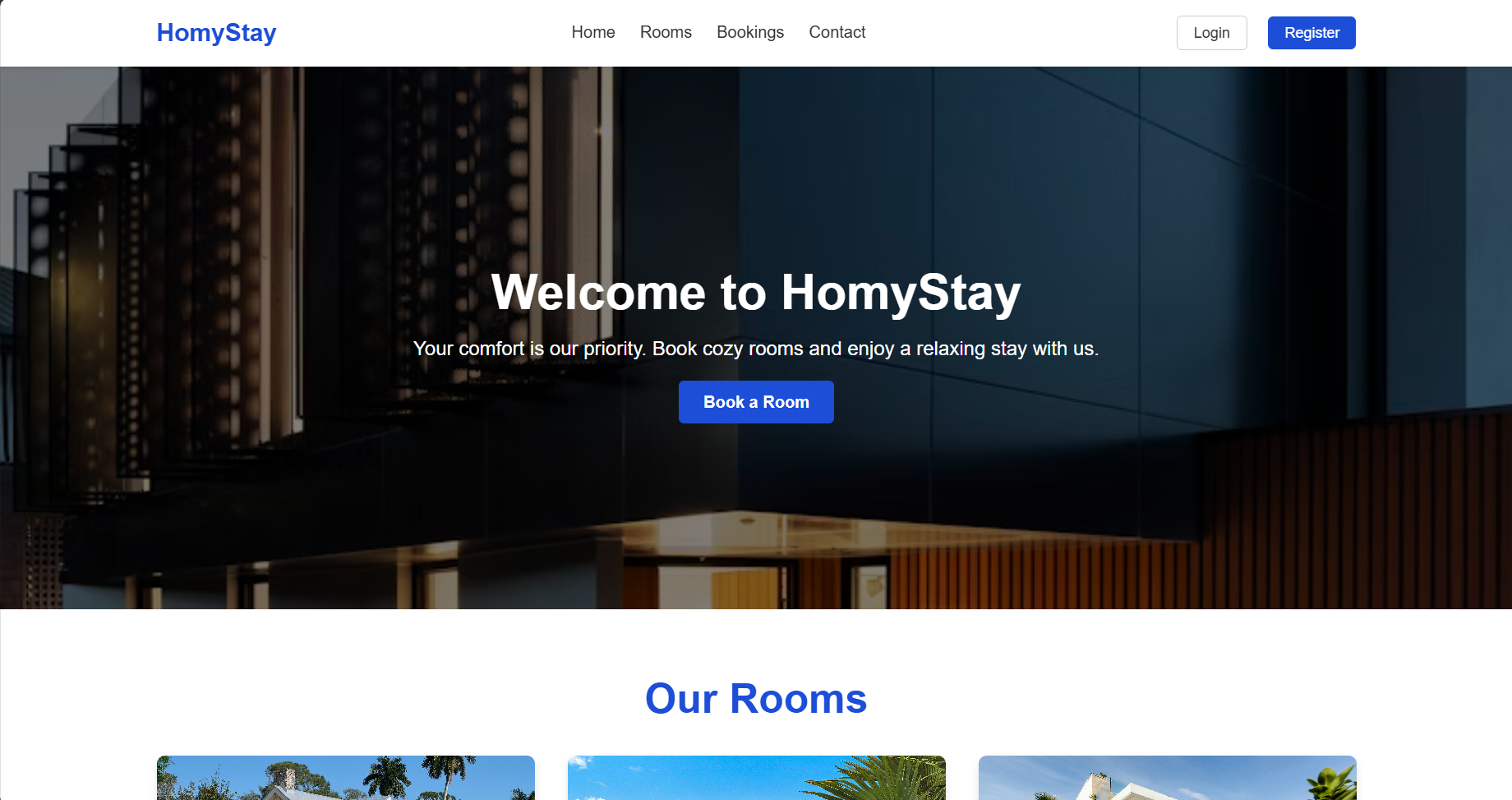 Guest House Booking Project